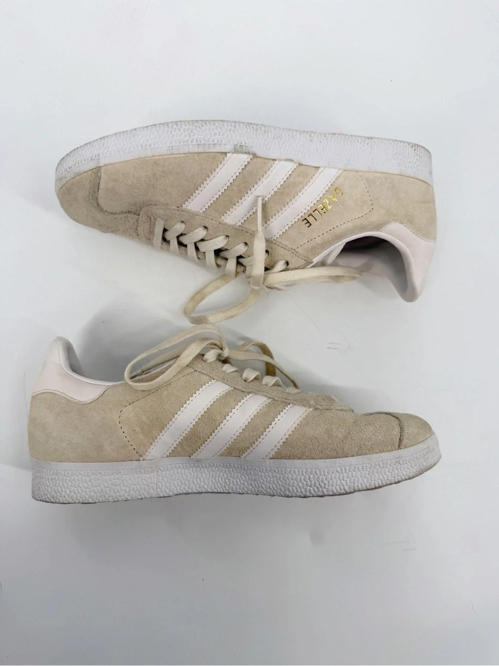 Adidas Gazelle Cream Suede Sneakers Size 5.5